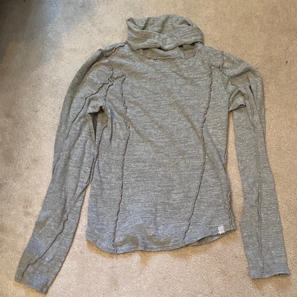 We the free Gray Long Sleeve Hoodie